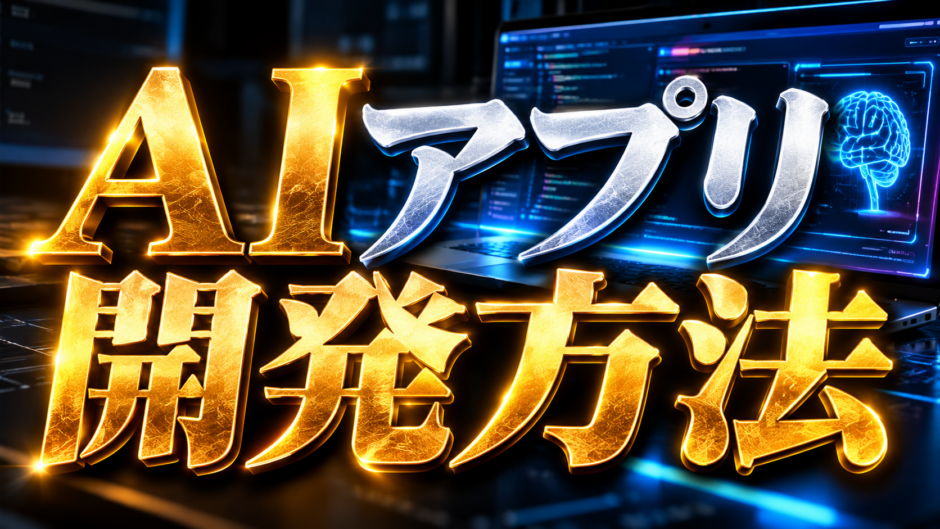 AIアプリ開発方法
