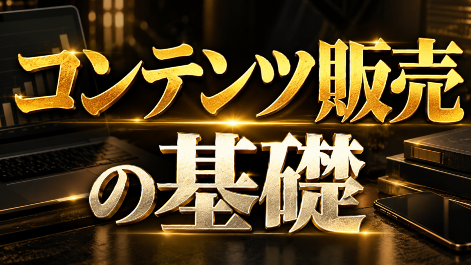 コンテンツ販売の基礎