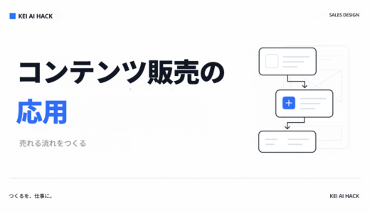 コンテンツ販売 応用編